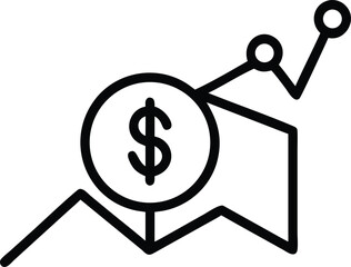 Unlocking business wealth: a 3D dollar sign icon symbolizing financial success and investment