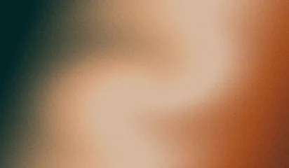 Selbstklebende Fototapeten Ombre Abstract Gradient Texture: Dark Teal to Burnt Orange, Subtle Grain, Soft Mood.  © Muhammad Hridoy