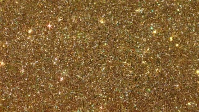 Shimmering Gold Glitter Texture 4K Stock Video Background
