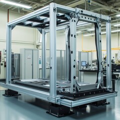 Industrial Framework for Precision Machinery in Manufacturing Facility