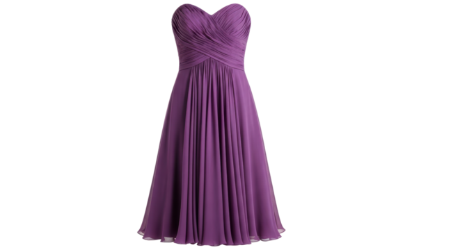 Isolated elegant evening dress