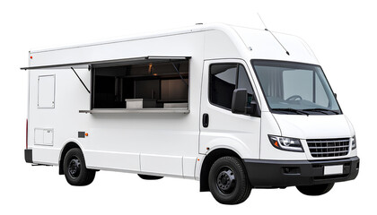 Modern Food Truck  Isolated PNG on Transparent Background PNG