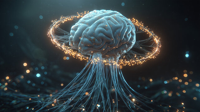 宙に漂うシナプスブレイン - Powered by Adobe