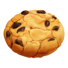 Isolated Cookie Art Design with Transparent Background