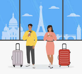 People Travel France Europe Tourist Summer Holiday
