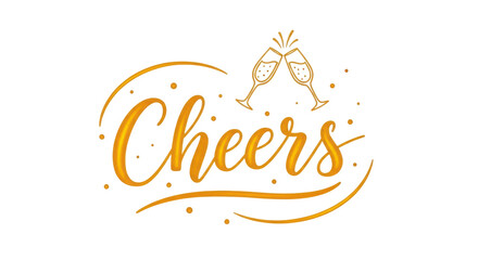 Isolated Cheers Symbol