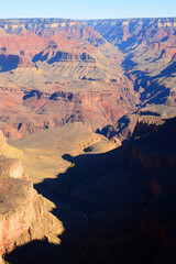 Hazy Sky Day Winter The Grand Canyon Arizona