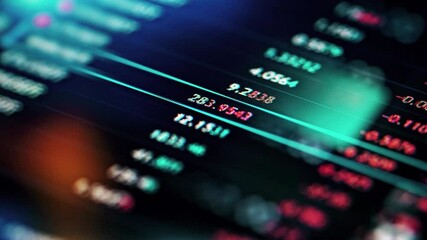 computer trader abstract number exchange business digital selling on backgrounds illustration video - Powered by Adobe