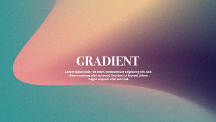 Colorful Grainy Gradient Blur Background, Soft Gradient Noise Wallpaper, Blurred Pastel Texture Backdrop