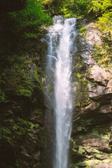 summer waterfall freshness