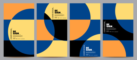 background design template set trendy