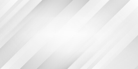 Obraz premium Diagonal grey gradient lines background. Abstract silver stripes wallpaper. Abstract gray tech backdrop. Oblique gris texture for graphic design, poster, banner, flyer, brochure, presentation. Vector