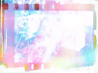 abstract watercolor background with brush strokes