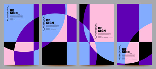 background design template set trendy