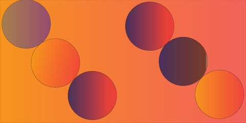 Beautiful abstract circle round gradient background design.Print