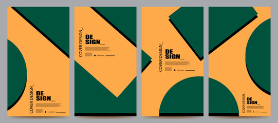 background design template set trendy