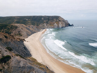 Aerial View of the Algarve Coast