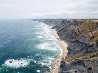 Aerial View of the Algarve Coast