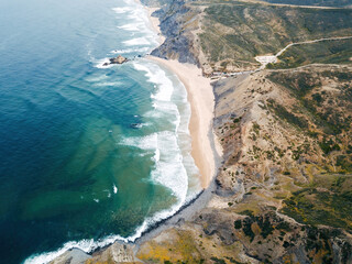 Aerial View of the Algarve Coast