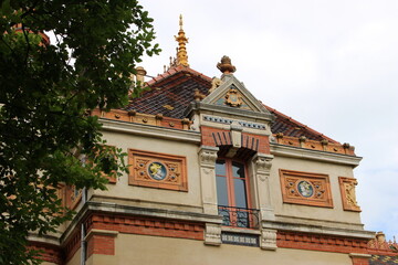 Fototapeta premium Villa Perrusson (extérieur, détails)