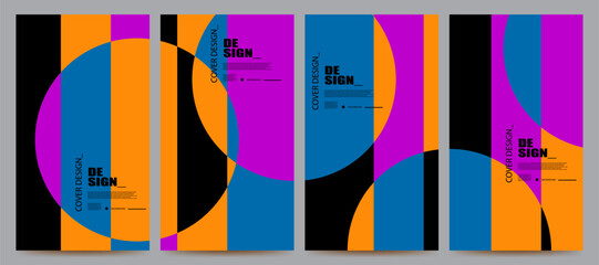 background design template set trendy