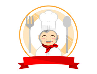 コックさんとリボン