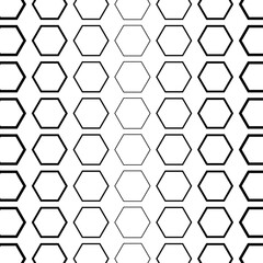 Hexagon Array with Opacity Transition
