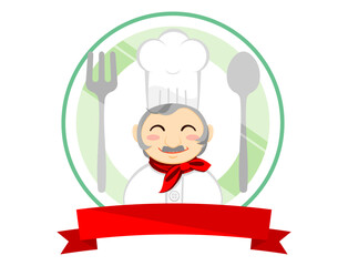 コックさんとリボン