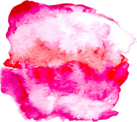 Hand Drawn Watercolor Texture Pink Banner