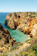 Aerial View of the Algarve Coast