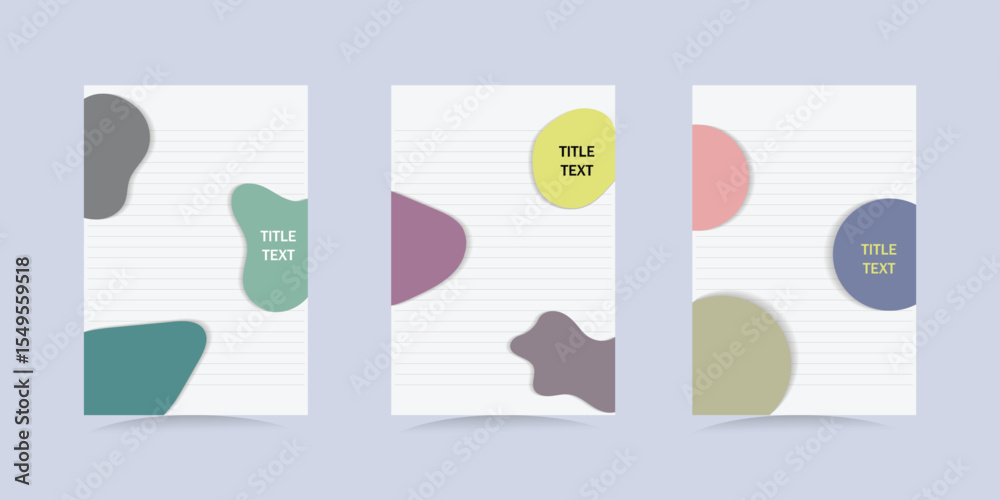 Poster business template presentation. management planning concept.3 step process infographic vector elemen