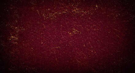 Worn Out Velvet Texture Deep Burgundy Soft Gold Highlights Fabric