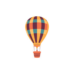 hot air balloon isolated