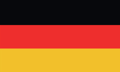 The flag of Germany. Vector illustration. Politics and business concept.