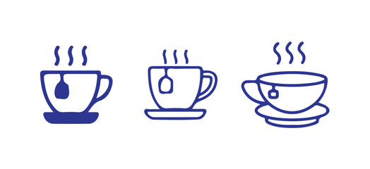 Coffee mug icon sign symbol design. Minimalist black coffee cup icon, vector illustration eps 10.