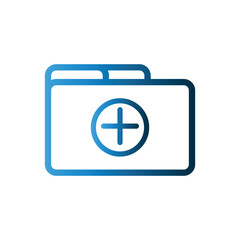 Medical Report icon template