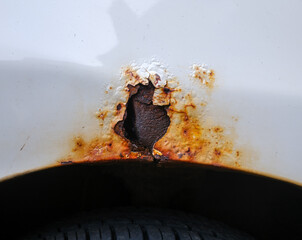 Car Wheel Arch Rust