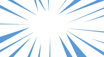 Obraz premium 集中線のグラフィック素材イラスト