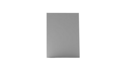 Photo of card paper isolated on transparent background