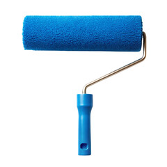 Blue paint roller tool for painting walls ceilings and surfaces home improvement diy project equipment