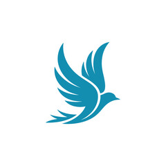 Obraz premium Unique bird logo Modern and minimalist vector and abstract logo