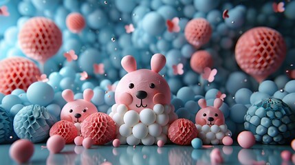 Custom artwork background with stylish happy father’s day celebration look