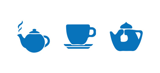 Coffee cup icon set, vector illustration eps 10.