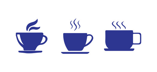 Cup of hot coffee, vector ilustration eps 10.