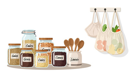 Celebrate International Plastic Bag Free Day Sustainable Living with Reusable Bags and Eco-Friendly Storage