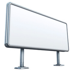 Obraz premium Blank billboard, angled perspective