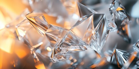 Dazzling collection of crystal clear gemstones with various cuts.