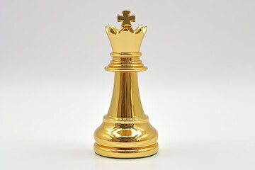 Golden chess queen