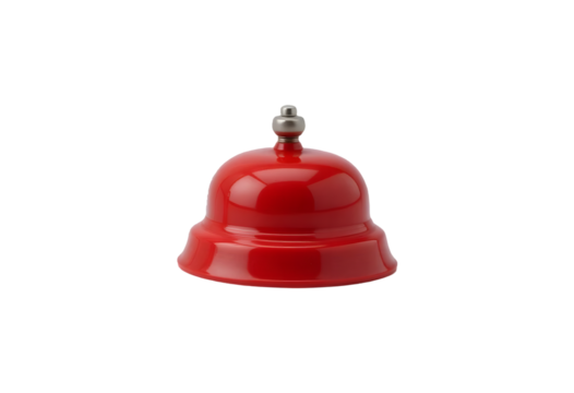 Service Bell Isolated on Transparent Background. - Powered by Adobe