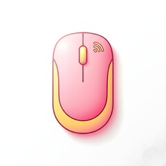 Pink Pastel Wireless Mouse 